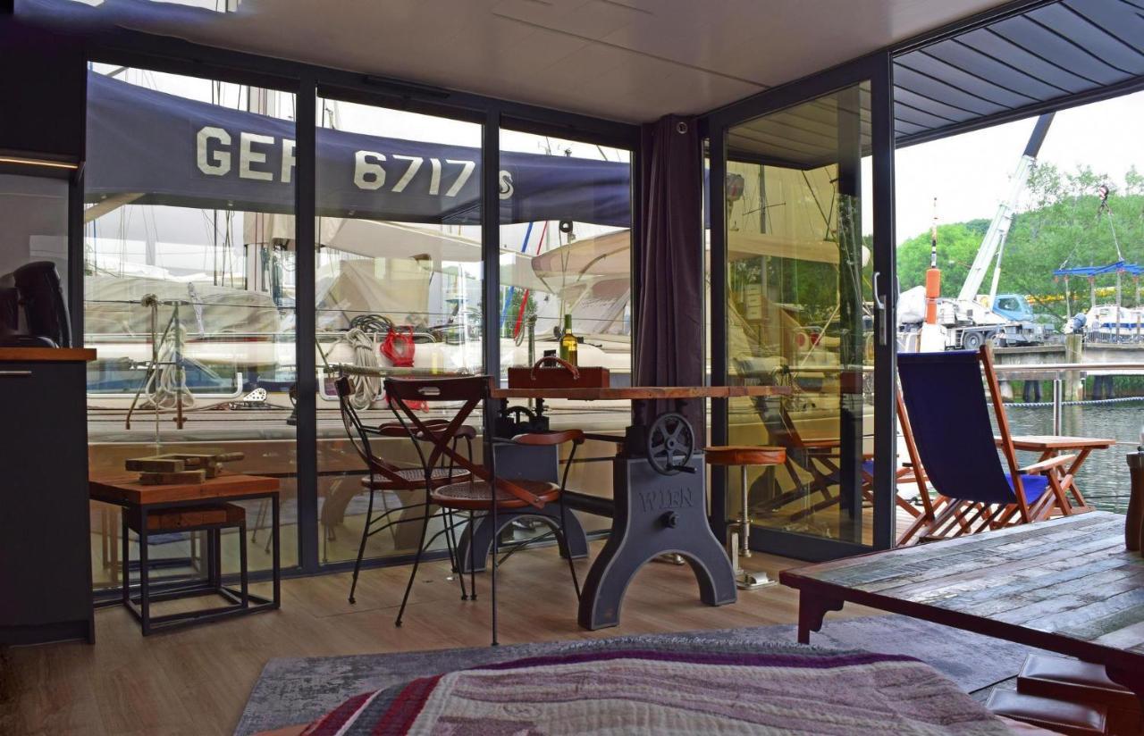 Hotel Hausboot Lina In Flensburg Zewnętrze zdjęcie